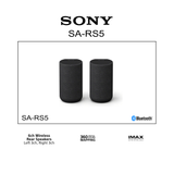 SA-RS5 Total 180W Additional Wireless Rear Speakers with Built-in Battery 0