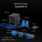 BRAVIA Theatre System 6 | 5.1ch Home Theatre System | 1000 W total power output | Dolby Atmos®/DTS:X® (HT-S60) 3