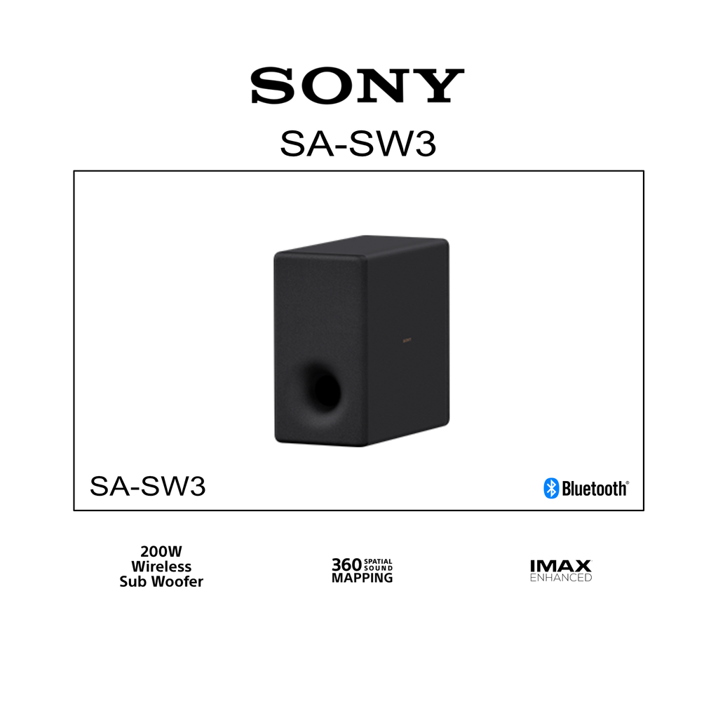 โซนี่ สโตร์ ออนไลน์ ประเทศไทย SA-SW3 200W Additional Wireless