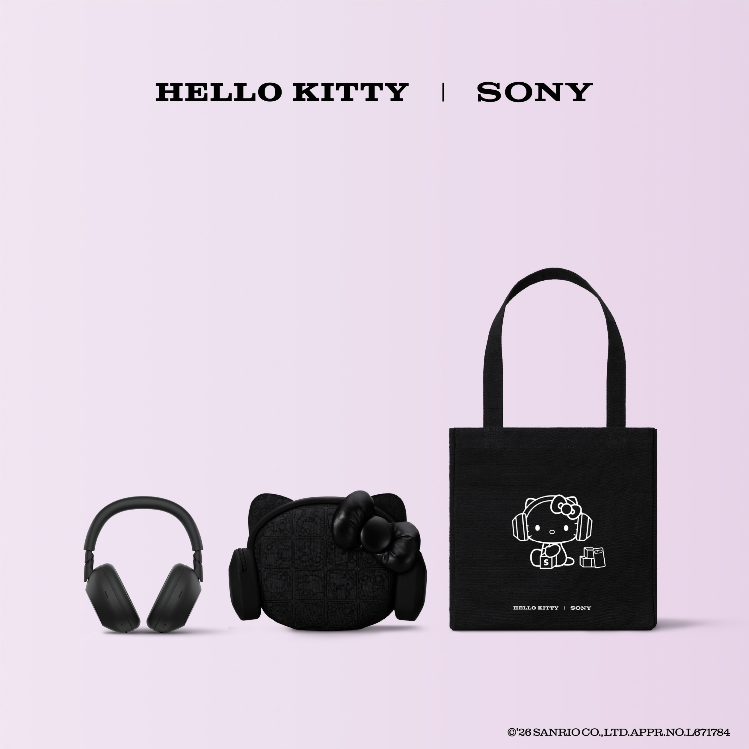 WH-1000XM6 Sony x Hello Kitty Collaboration